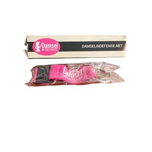 Damsel In Defense Breakaway Keychain Pink Nylon Carabiner New in Box